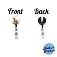 thumbnail image 3 of Rhodesian Ridgeback Dog Illustration Retractable Reel ID Badge Key Card Name Tag Holder with Clip, 3 of 6