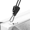 thumbnail image 3 of 8 Pairs 1/8 Inch Adjustable Heavy Duty Ratchet Hanger Grow Light Fixtures Rope Clip Hangers Hanging Ropes for Gardening Grow Plant Fan Reflectors Filter Tent,150lbs Weigh, 3 of 7