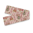 thumbnail image 7 of Yayeee Table Runner 90 inches Long Home Kitchen Dinning Party Decoration, Beige Gingerbread Houses, 7 of 7