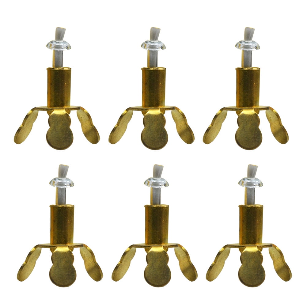 6Pcs Lamp Wick Stand Temple Simple Candlestick Threelegged Wick Holder