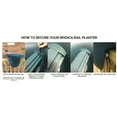 thumbnail image 4 of Bloem Modica Deck Rail Planter 18" Deep Sea, 4 of 4