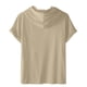 thumbnail image 5 of Blusa con capucha de manga corta para hombre, informal, con estampado, a la moda, con capucha, camiseta deportiva de manga corta, blusa de poliéster para hombre, 5 of 7