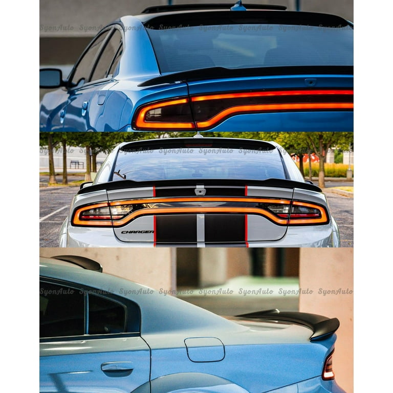 Rear Window Roof Spoiler FIT Dodge Charger 2015-2021, Duckbill Style, ABS