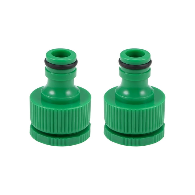 Conector de grifo de manguera G1/2 roscado, adaptador de conexión rápida de boquilla de grifo 2 piezas