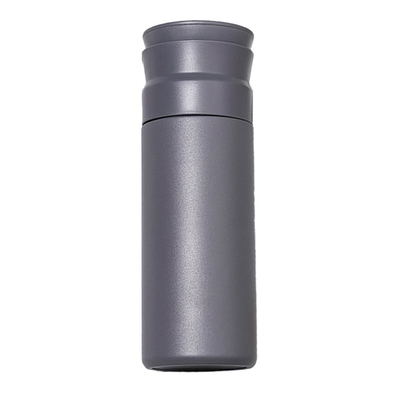 Shengyu Bouteille d'Eau Thermique en Acier Inoxydable 450ML Tasse Portable Flacon Café Lait Thé Vaisselle pour Maison Bureau Voyage Blanc Gris