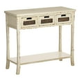 thumbnail image 5 of Safavieh Console en Bois de Pin d'Automne à 3 Tiroirs en Blanc, 5 of 5