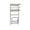 Grey, variant on Household Essentials Metal Magnetic Organizer Rack, Black