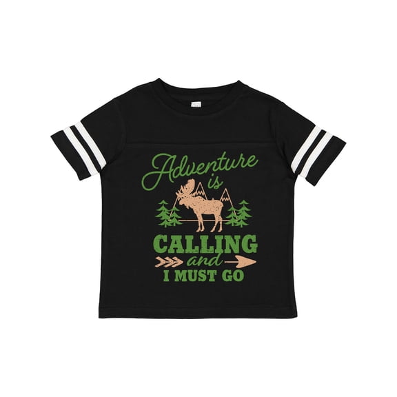 Inktastic Vintage Adventure is Calling and I Must Go with Moose Boys or Girls Toddler T-Shirt