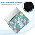 thumbnail image 2 of FORMRS 13-13.3 inch Laptop Sleeve Case Soft Carrying Quilted Computer Bag Cover, Cartoon Easter Bunny, 2 of 7