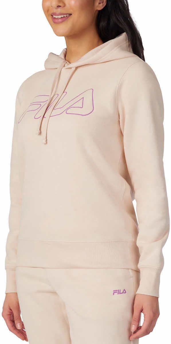 Fila Womens Midweight Fleece Pullover Logo Hoodie (US, Alpha, X-Large,  Regular, Regular, Sand Dollar) - Walmart.com