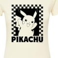 thumbnail image 3 of Pokémon - Pika Checkers - Juniors Fitted Graphic T-Shirt, 3 of 5