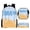 Blue, variant on JCCXIN Teens School Backpack Set For Boys Girls Ice-Cream Graphic Primary Middle High School College Backpacks With Pencil Case Crossbody Bag 3 PC Sets Cute Lightweight Large Capacity Daily Bags,Blue