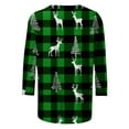 thumbnail image 5 of T-shirt de Base à Col Rond à Manches Courtes pour Tous les Jours, Doux, Confortable, Haut Décontracté pour Dames, Blouse Tunique, 5 of 5
