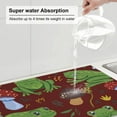thumbnail image 6 of Balery Design Name Drying Mat For Kitchen Counter, 18x24 Inch Summer Ultra Absorbent Home Dish Drainer Mats Plate Holder, 6 of 9