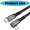 thumbnail image 3 of Charging Data Sync Cable USB C Cable Braided Cord 20cm Type-C Male to Type-C Male Cable for Phone 16 15 14 S24 S23 S22, 3 of 8
