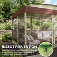 thumbnail image 6 of SANOPY 10 x 20 ft Pop up Gazebo with Ventilated Double Roof and Mosquito Net, Outdoor Patio Shelter Canopy for Patios, Backyard, Garden and Beach, Brown, 6 of 6