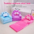 thumbnail image 3 of Silla Cama Con Reposabrazos Para Niños Pequeños, Cómodo Sofá Convertible En Tumbona Durable Triple Plegable Flip Open Sofá Cama Para Niños Para Ver Televisión, 3 of 7
