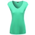 thumbnail image 1 of FashionOutfit Women's Ribbed Basic Sleeveless Tank Top, 1 of 4