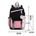 thumbnail image 4 of Mochila informal Stitch con puerto Usb, bolso de viaje de estilo universitario, bolso escolar de lona para niños y niñas, Mochilas de alta calidad, 4 of 4