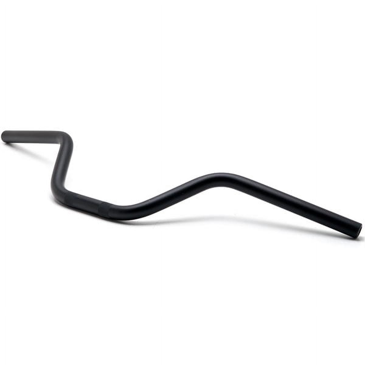 Krator Motorcycle Handlebar 7/8" Black Bars Euro Style Compatible with Honda CM 250 400 450 Custom