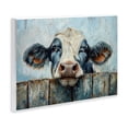 thumbnail image 4 of Stupell Industries Howdy Neighbor Cow Animals & Insects Painting Unframed Art Print Wall Art, 15 x 10, 4 of 8