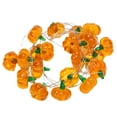 thumbnail image 1 of Binwennn Style Fall Festivities: 4 In 1 3 Meter (118.11 Inches) Pumpkin Leaf And Lights For Thanksgiving And Christmas Wire Christmas Lights Bulbs Rope Lighting Indoor 8 Feet, 1 of 3