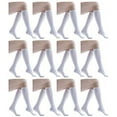 thumbnail image 6 of SOCKS'NBULK 12 Pairs of Cotton Long Knee High Socks for Women, Knee High Socks, 6 of 6