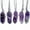 Amethyst, variant on 10pc Wire-Wrapped Crystal Necklace Pendant Chain Opalite Onyx Amethyst Gem Stone-Amethyst