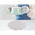 thumbnail image 5 of Unique Bargains Set of 6 Flower Placemats for Kitchen White 15*15in, 5 of 7