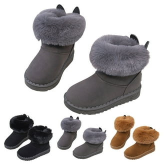 FEOYA Bébé Enfant Bottes Antidérapant Bottines En Cuir