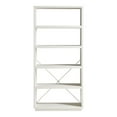 thumbnail image 2 of Furniture Of America Kunskap Wood 5 Open Shelves Bookcase in Cream Weave, 2 of 6