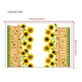 thumbnail image 3 of Kids Stickers,Flower Bushes Sunflower Skirting Line PVC Stickers Removable Personality Wall Stickers Living Room Bedroom PVC Stickers Bathroom Toilet Decorative Wall Stickers, 3 of 7