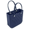 thumbnail image 3 of Beach Tote Bag, Beach Bag Portable Quick Drying Unique Stylish  For Picnic For Travel For Sports Navy Blue, 3 of 8