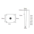 thumbnail image 5 of Set Of 4 Furniture Legs, Tilt Sofa Leg, Table Leg Cabinet Legs Bedside Metal Legs, For Coffee Tables, Cupboards And Sofas,load Capacity 300kg, 5 of 5