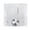 White, variant on YAHHU Smart WiFi Thermostat Digital Display Touch 5 and 2 Programmable 2 Tube Air Conditioner Temperature Controller for Home Office Black 4.33 inches