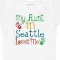 thumbnail image 4 of Inktastic My Aunt in Seattle Loves Me Boys or Girls Baby Bodysuit, 4 of 5