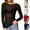 Black #44, variant on WULMLEO Womens Sheer Mesh Tops Shirts, Long Sleeve Mock Neck See-Through Slim Ladies Blouse T-Shirt Clubwear Black L