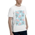 thumbnail image 2 of Bingfone Cute Panda Flying In The Sky Men'S Loose Fit Short-Sleeve Pocket T-Shirt, 2 of 7
