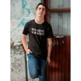 thumbnail image 2 of Deal with It Secret Message Graphic Quote Men Black T-Shirt, Male Large, 2 of 4