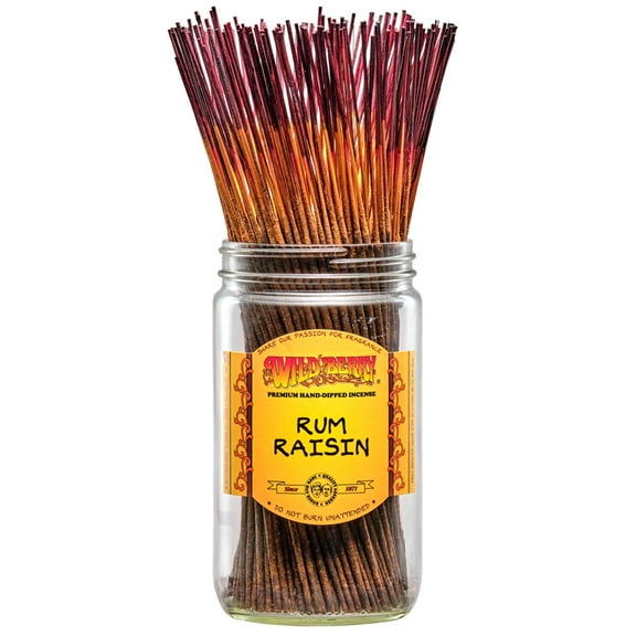 50x Wild Berry Incense Rum Raisin Traditional Sticks