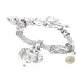 thumbnail image 4 of 1 Pce Beau Bracelet pour Femmes avec Montre, Bracelet Charme Clouté en Pierre de Rinçage, 4 of 9