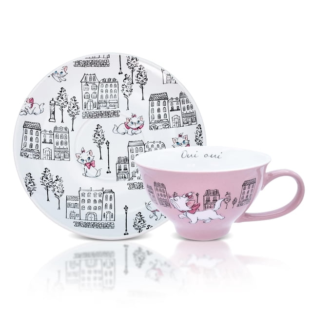 Set de taza de té y platillo Silver Buffalo Disney The Aristocats