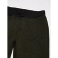 thumbnail image 3 of Southpole Boys' Big Jogger Fleece Pants in Marled Colors Marled Olive(new/Logo Patch) Large Jogger Fleece Pants in Marled Colors, 3 of 5
