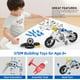 thumbnail image 3 of Bloques de construcción de motocicletas ensamblados de metal para niños, juguete con tuercas y tornillos, modelo mecánico de calle en 3D, 3 of 6
