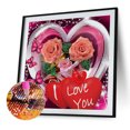 thumbnail image 1 of Cuadros Decorativos Wdftyju Amor Rosa 5D DIY Pintura de Diamante, 1 of 8