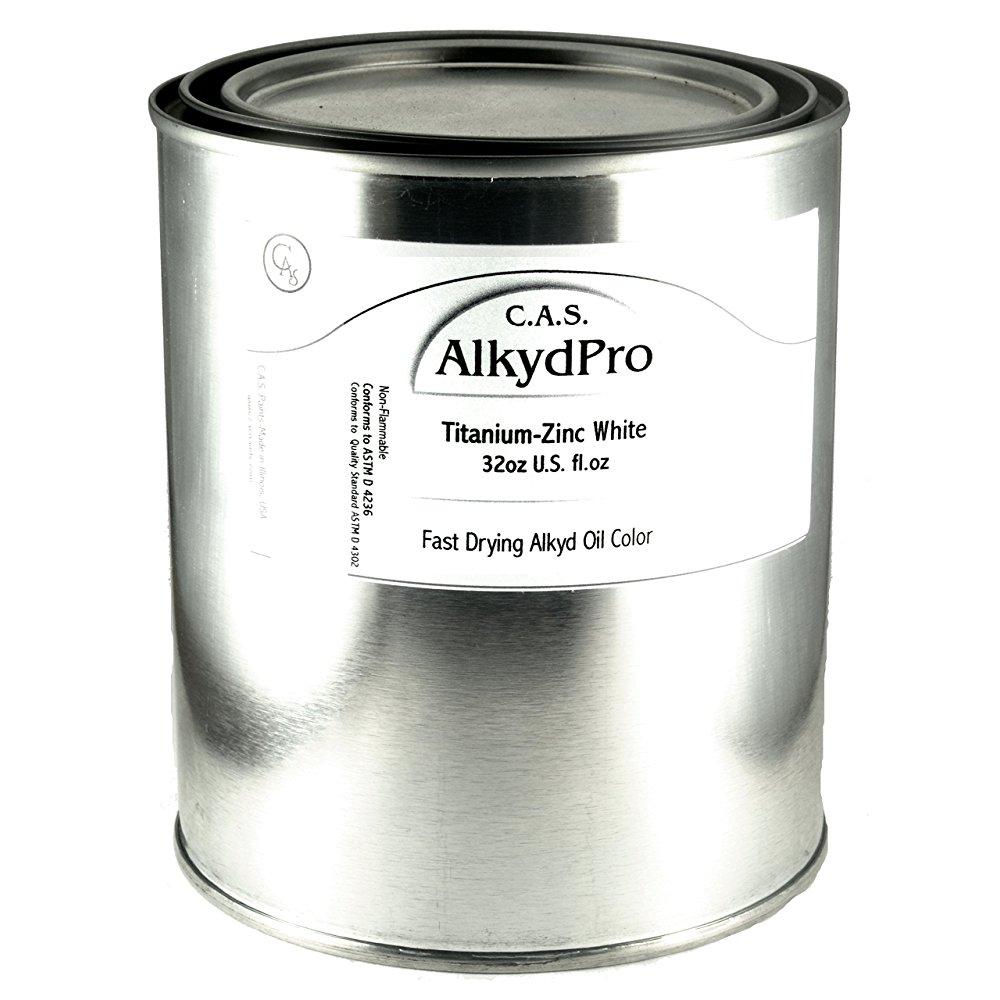 c.a.s. paints alkydpro fastdrying oil color paint can, 32ounce