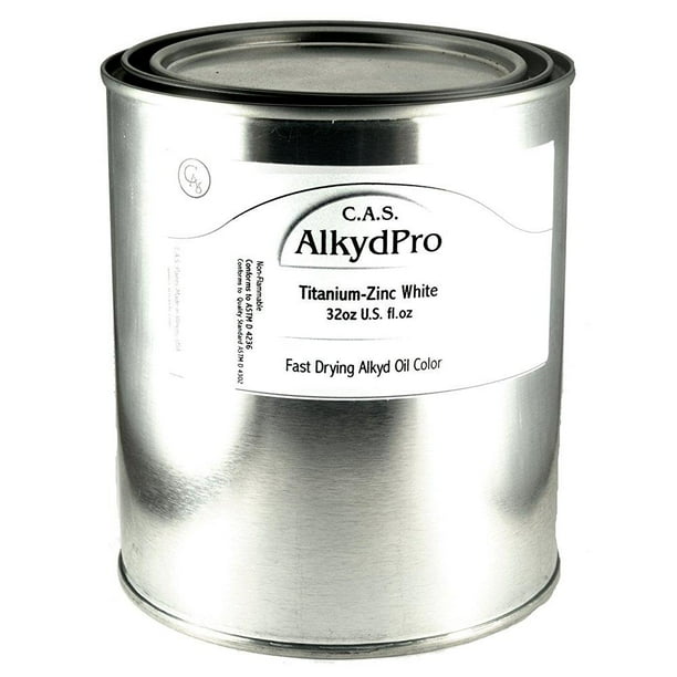 c.a.s. paints alkydpro fastdrying oil color paint can, 32ounce