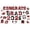 Red - One Size, variant on 2026 Graduation Car Magnets 30Pcs Self Adhesive Graduation Decals Printed Decor for Car Garage Door Refrigerator & Party Ornament Red