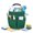 dark green, variant on Tool storage basket, foldable, suitable for home, bathroom, kitchen, garden. Available in six colors