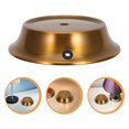 thumbnail image 1 of EXHUMKY Base De Redonda De Metal Dorado Para Con Peso Estable Y Moderno Para Del Hogar, 1 of 8